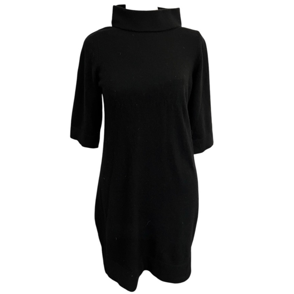 Black Turtleneck cashmere Vince Sweater Dress - Picture 5 of 9